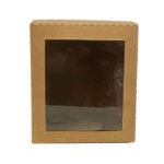 Caixa P/ Panettone Grande Kraft Tam. 18 X 18 X 22cm C/ 25cx